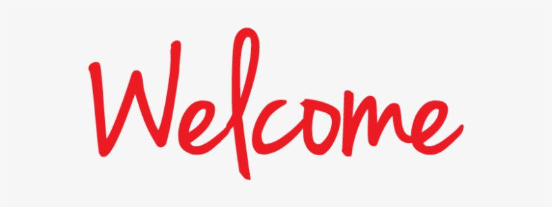 Welcome на прозрачном фоне