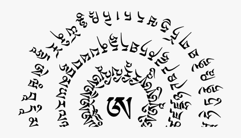 Мантра ом мани Падме Хум на санскрите