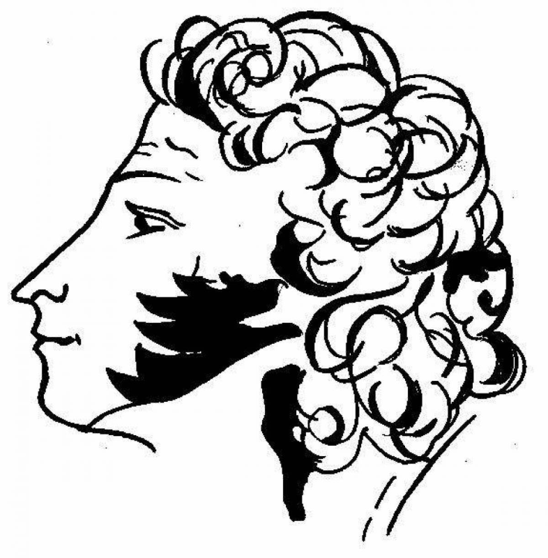 Пушкин профиль