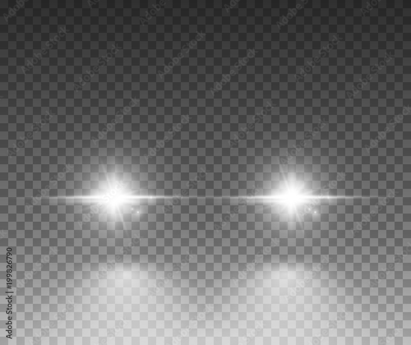 Блики на машине