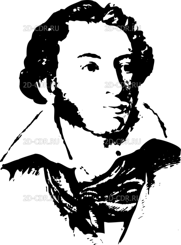 Александр Сергеевич Пушкин автопортрет