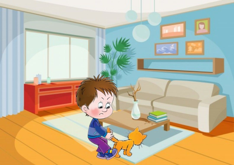 Гостиная мультяшный