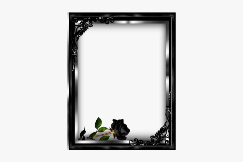 Черная рамка траурная