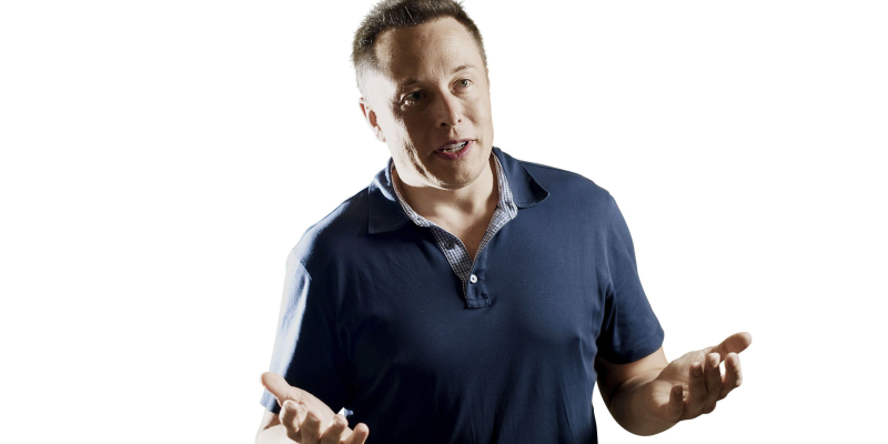 Elon Musk на фоне
