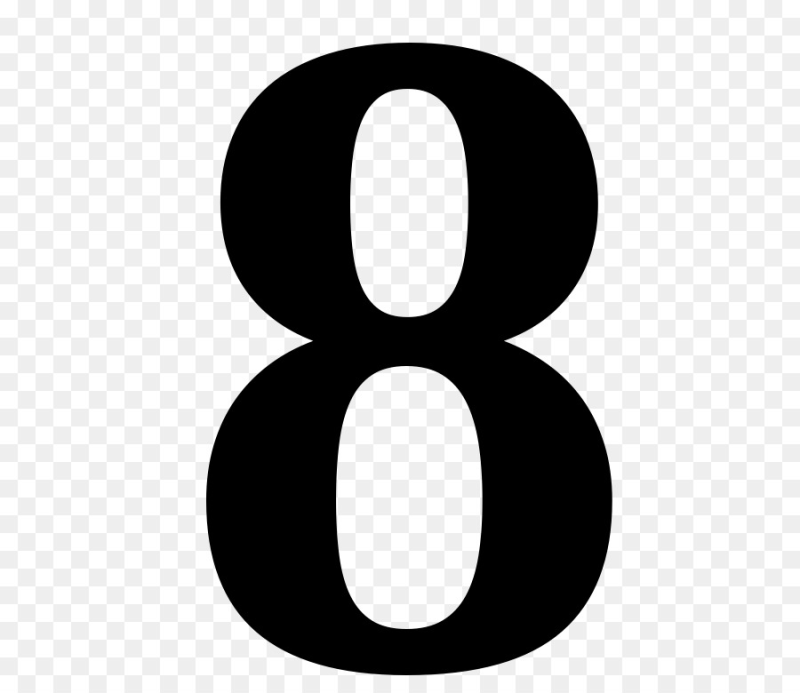 Цифры черные