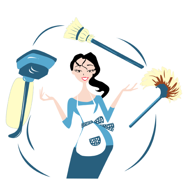 Уборка иллюстрация