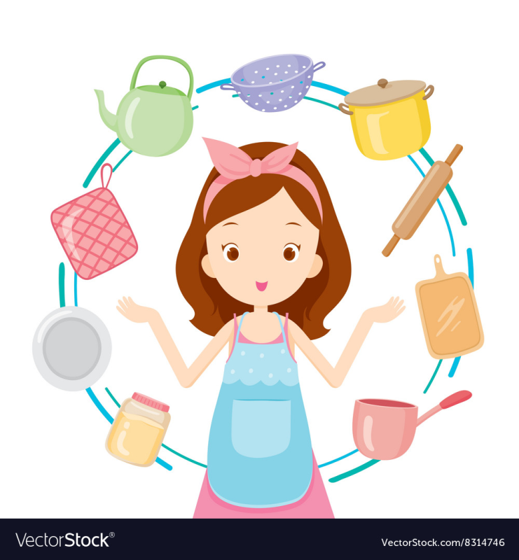 Хозяюшка с детьми