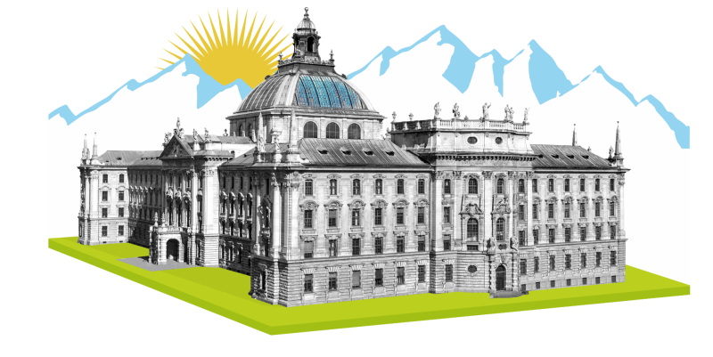 Здание вуза на прозрачном фоне