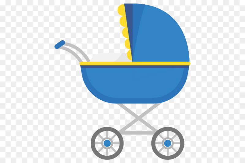 Коляска на белом фоне