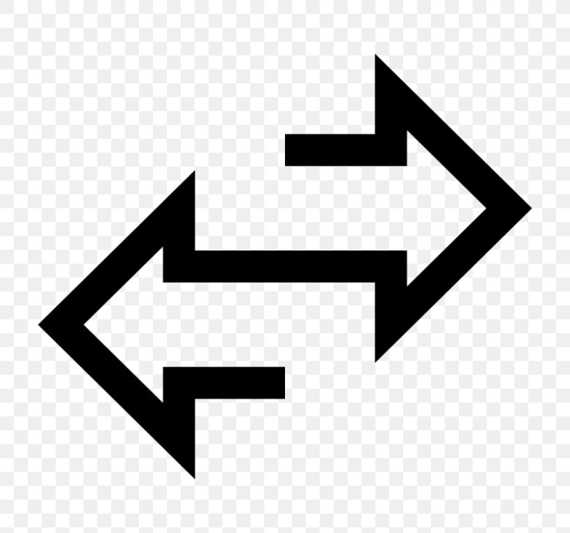 Значок двусторонняя стрелка