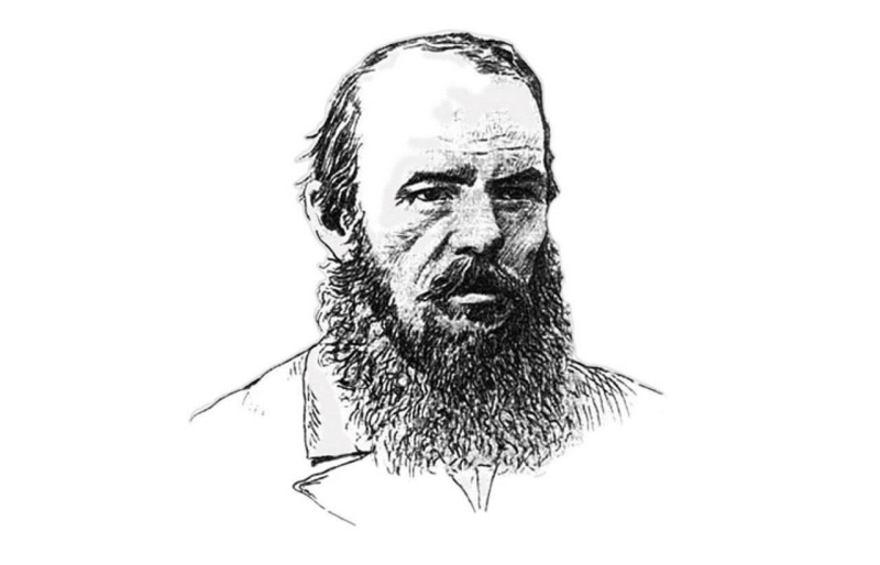 Федор Михайлович Достоевский портрет карандашом