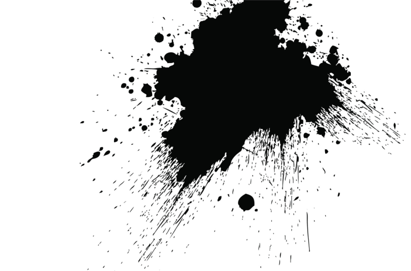 Черные брызги