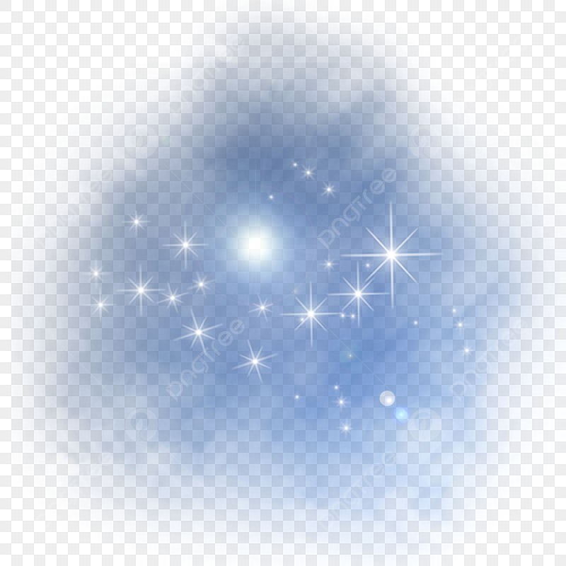 Ночные звезды на прозрачном фоне