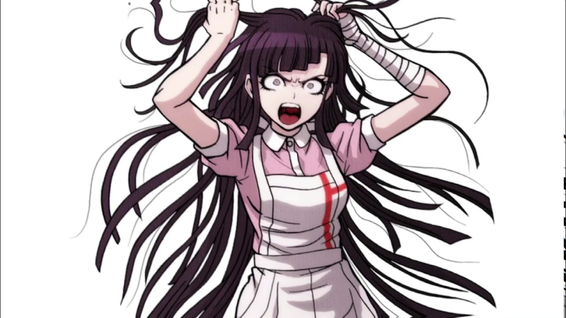 Микан на черном фоне