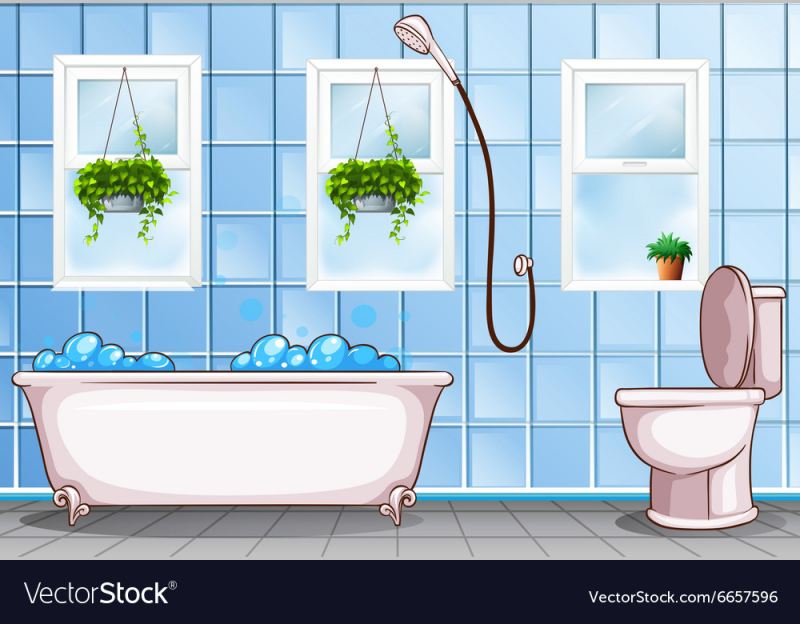 Ванная комната мультяшка