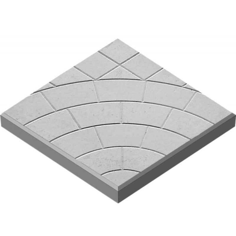 Плитка тротуарная серая 300*300*30