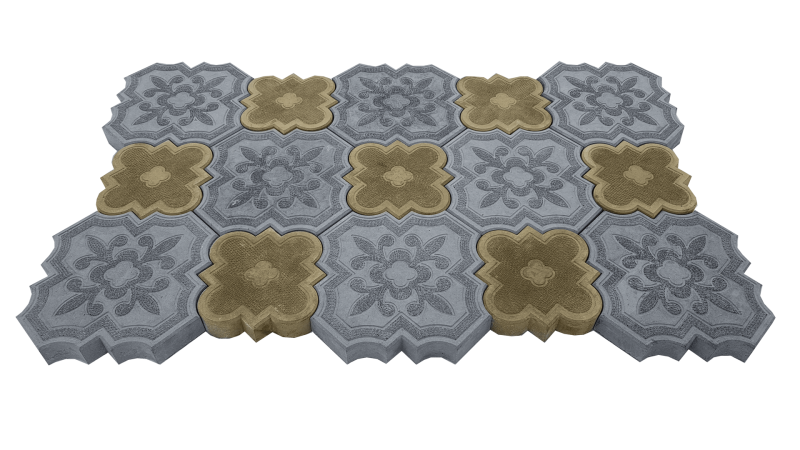 Форма тротуарной плитки Маракеш