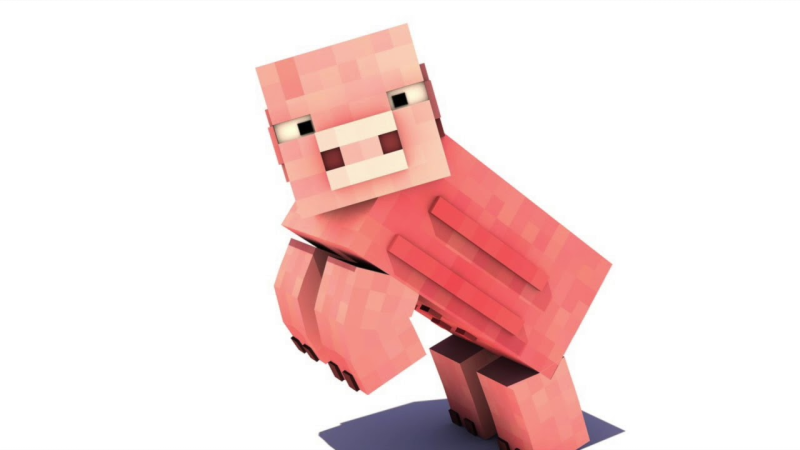 Майнкрафт герои свинья