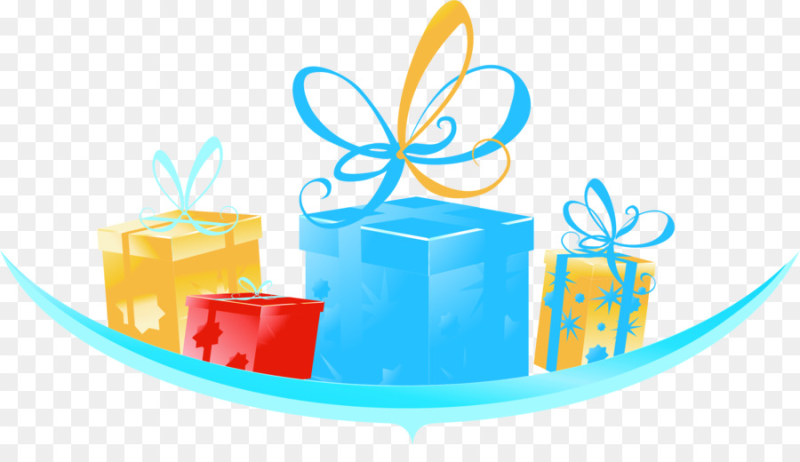 Подарок клипарт на прозрачном фоне