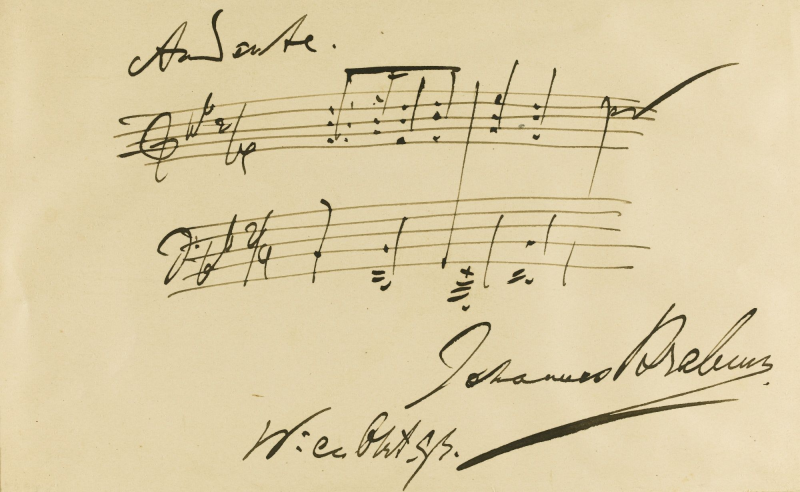 Автограф Сергея Рахманинова