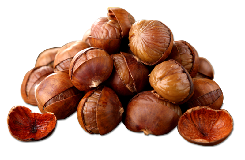 Орехи на белом фоне