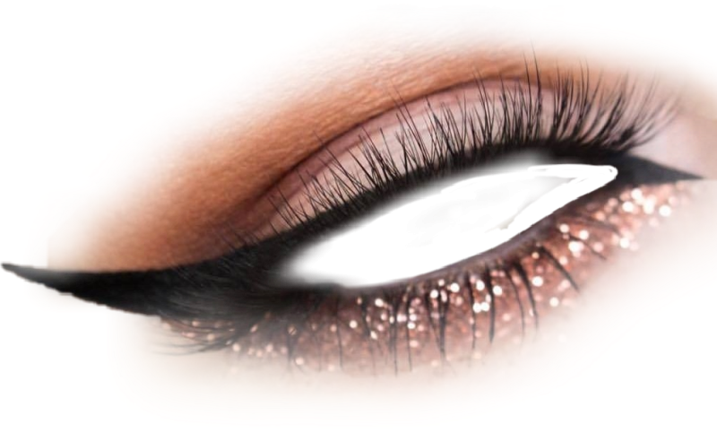 Макияж на прозрачном фоне