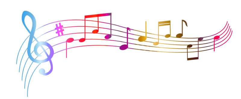 Нотки картинки на прозрачном фоне