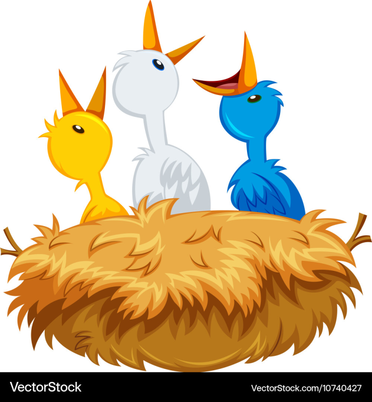 Птенчики мультяшные