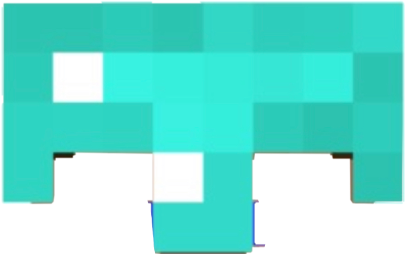 Алмазный шлем из МАЙНКРАФТА без фона