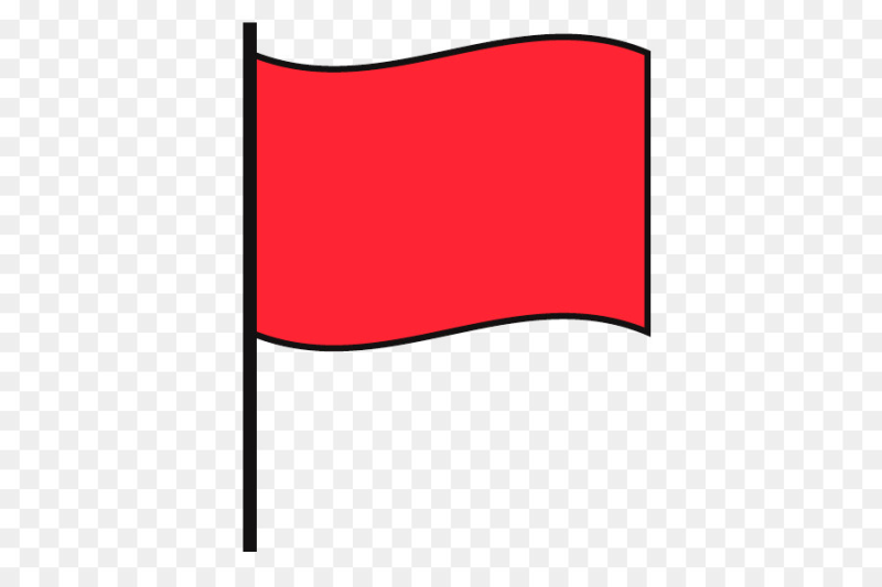 Знамя на белом фоне