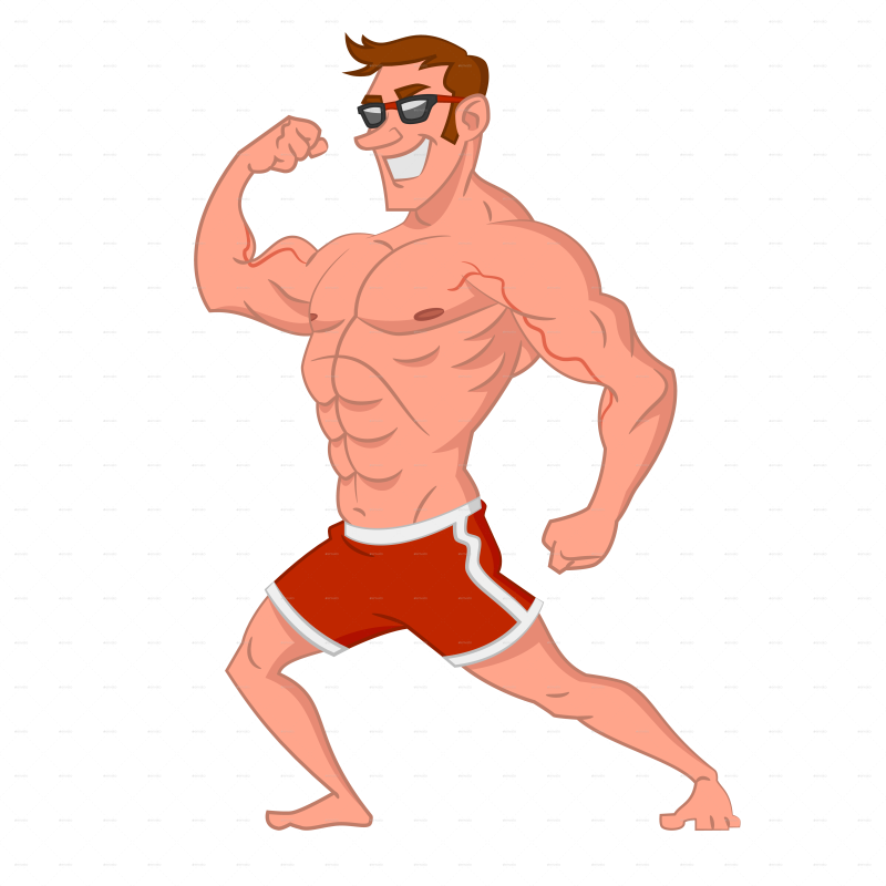 Мультяшный парень
