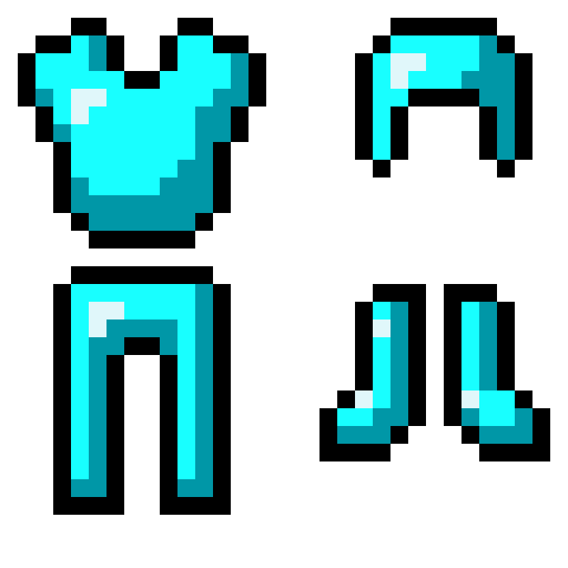 Алмазная броня майнкрафт