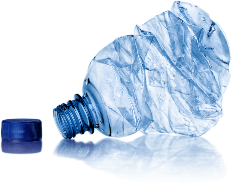 Смятые пластиковые бутылки