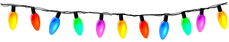 Гирлянда без фона