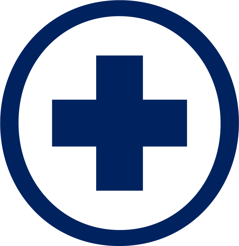 Значок медицины крестик