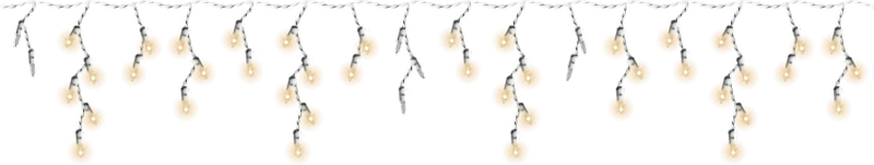 Гирлянда на белом фоне