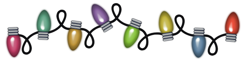 Гирлянда без фона