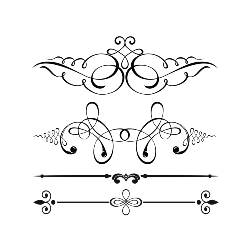 Вензеля для украшения