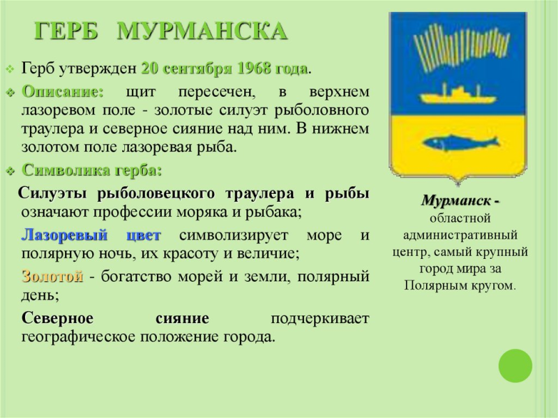 Герб Мурманска