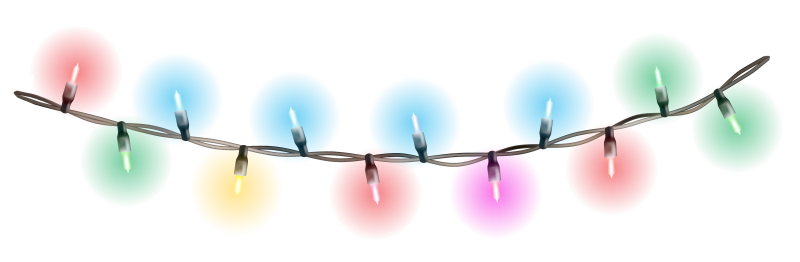 Гирлянда без фона