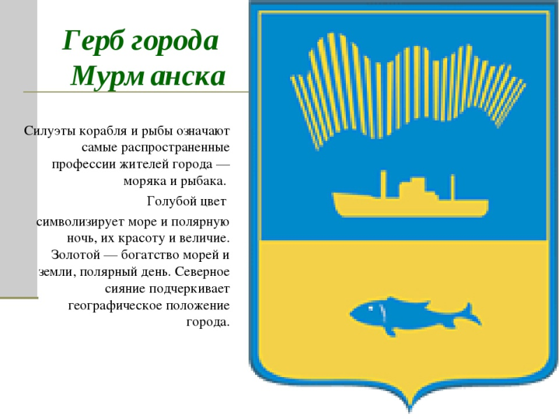 Герб города Мурманск