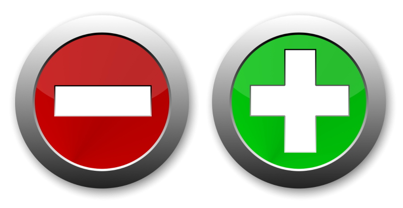 Кнопка плюс и минус