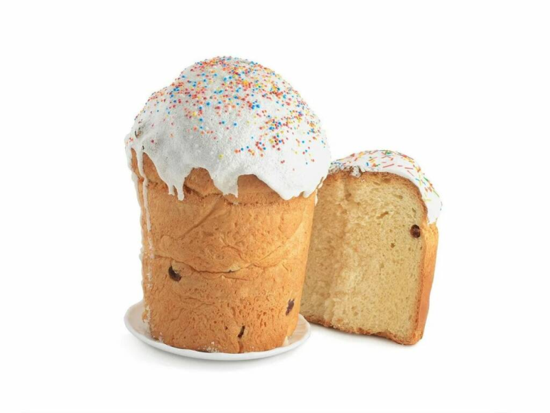 Кулич на прозрачном фоне