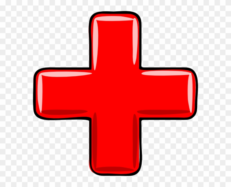 Красный плюсик