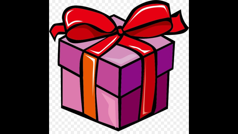 Подарочная коробка мультяшная