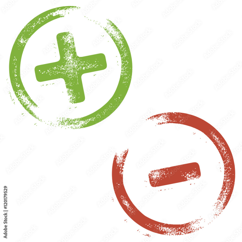 Иконка плюс минус