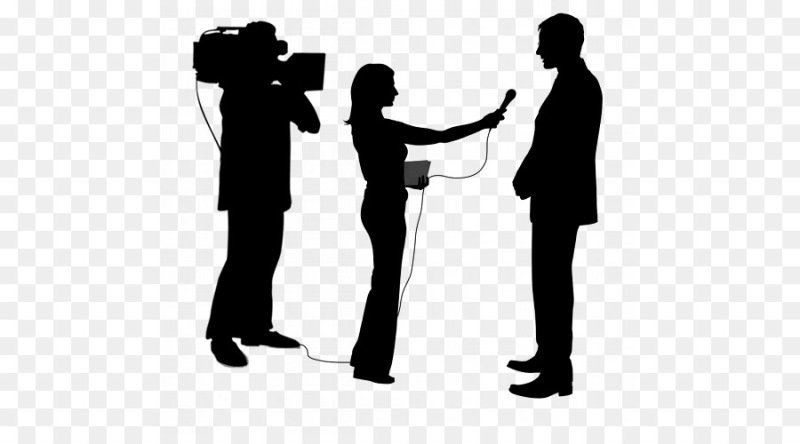 Журналист силуэт