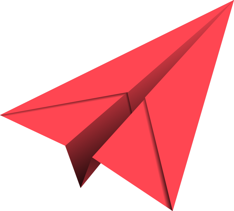 Красный самолетик