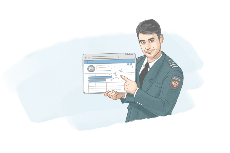 Налоговый инспектор мультяшный