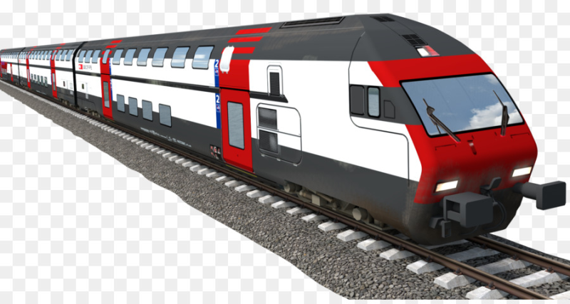 Локомотив поезда РЖД сбоку